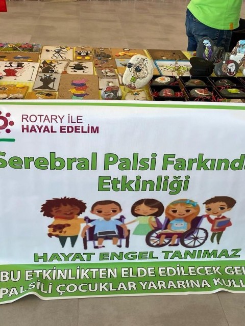 Ordu Rotary Kulübünün Serebral palsi farkındalık etkinliği
