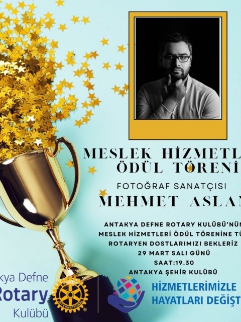 Antakya Defne Rotary Kulübü’Meslek Hizmet Ödül Töreni’ yapıldı