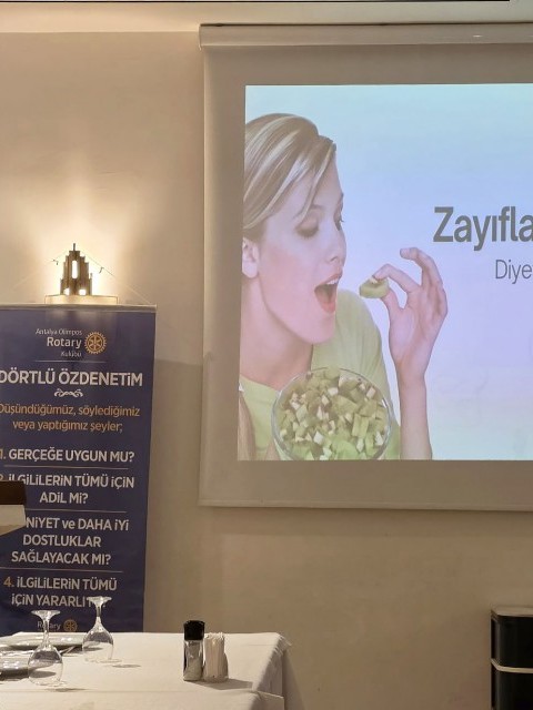 Antalya Olimpos RK | Toplantı Konuğumuz Rt. Duygu İpekçi