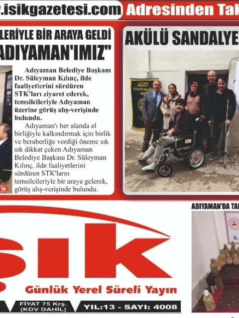 Basın'da Nemrut Rotary Kulübü