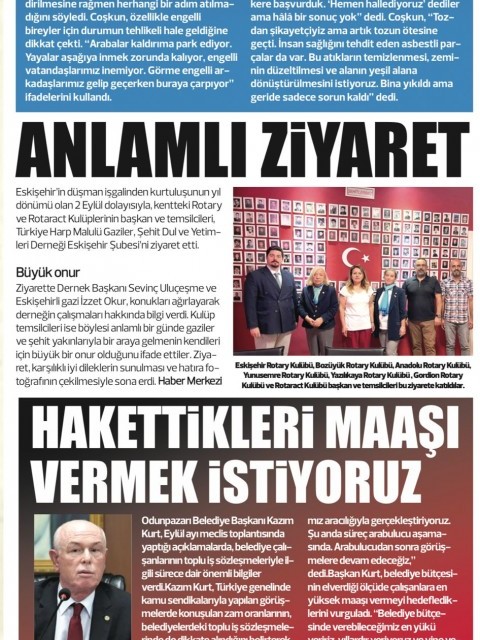 Türkiye Harp Malulu Gazilet Şehit Dul ve Yetimleri Eskişehir Şubesini ziyaret ederek Rotary i tanıttık , dernek hakkınfa bilgi aldık, sorunlarını dinledik ,ve saygılarımızı sunduk