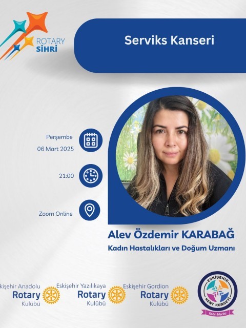 Eskişehir Gordion RK Serviks Kanseri Farkındalık Webinarı