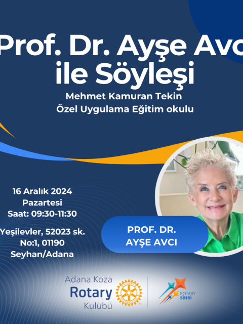 Adana Koza Rotary Kulübü Farkındalık Semineri