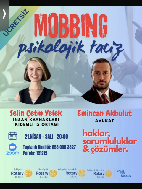 Mobbing semineri zoom