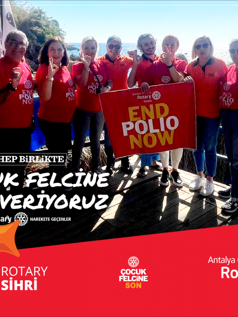 Antalya Olimpos RK 24 Ekim Dünya Polio Günü Etkinlikleri