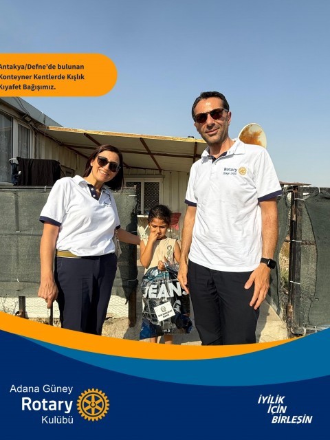 Adana Güney RK Defne Gönüllüleri Derneği Ortak Kışlık Kıyafet Bağışı