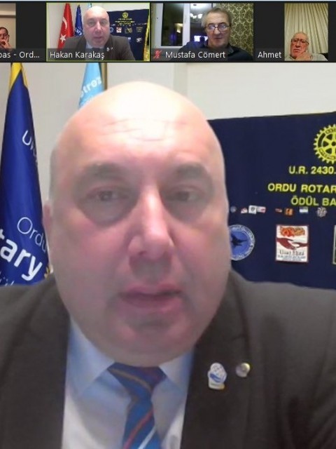 Ordu Rotary Kulübü 1889.Toplantısını Çevrim içi gerçekleştirdi.