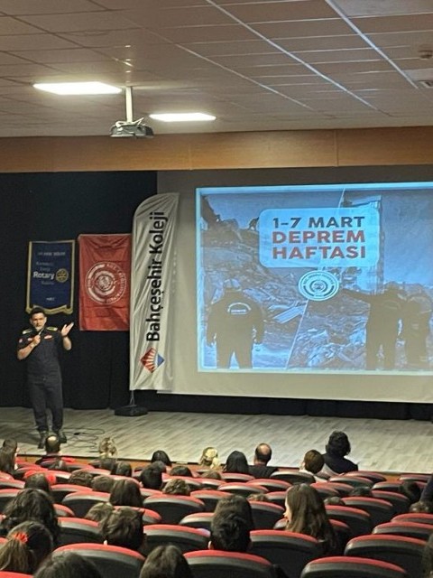 KDZ.EREĞLİ ROTARY KULÜBÜ AFET YÖNETİM SEMİNERİ-DEPREM SİMULASYON ÇALIŞMASI