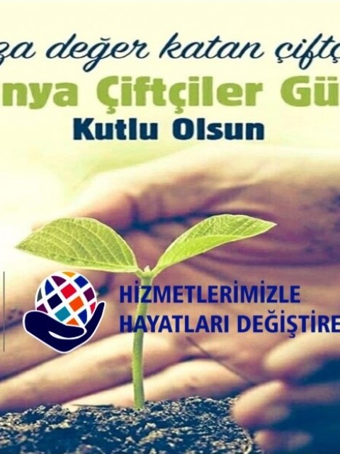 Yuvası için vatanı için çalışan tüm çiftçilerimizin Dünya Çiftçiler Günü kutlu olsun.