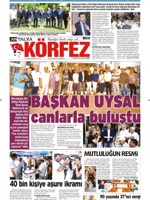 ASPENDOS ROTARY KULÜBÜ BASIN HABERLERİ