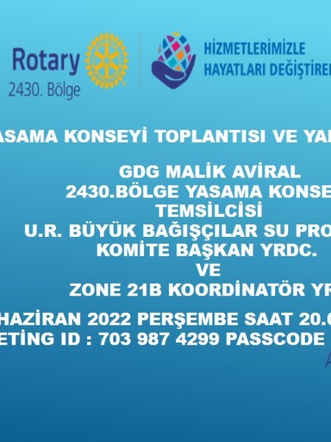 ANKARA KAVAKLIDERE RK GDG MALİK AVİRAL'İN UR TÜZÜK KONSEYİ TOPLANTISI VE GÖRÜŞÜLEN YENİ GELİŞMELER KONULU SUNUMUNU GERÇEŞLEŞTİRDİK.