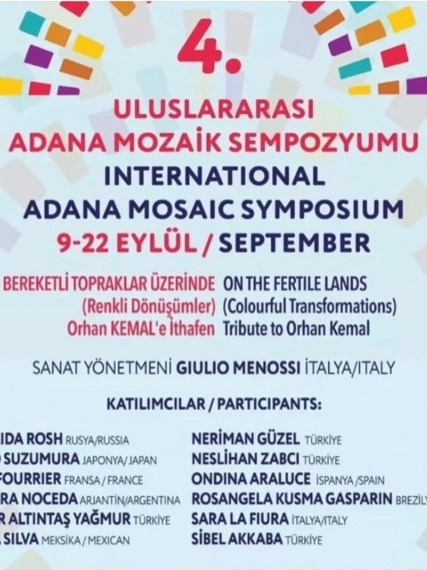 Adana Koza RK olarak 4. Uluslararası Adana Mozaik Sempozyumu'na katıldık