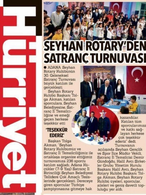 30.Geleneksel Satranç Turnuvası
