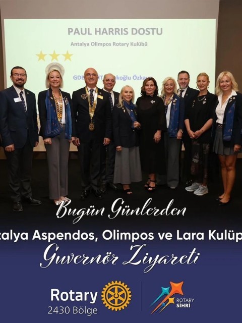 Antalya Olimpos RK 2024/25 Guvernör Antalya Kulüpleri Ziyareti