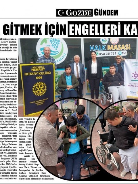 Nemrut Rotary Kulübünün Ekim Ayı Basında Çıkan Haberleri