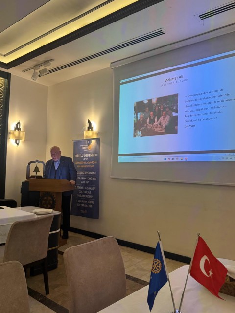 ANTALYA OLİMPOS RK KURUCU ÜYE DR. MEHMET ALİ UÇAR'I ANMA TOPLANTISI
