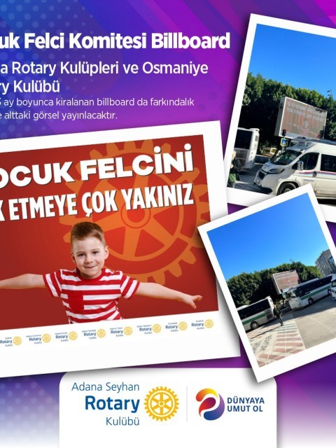 Çoçuk Felci Komitesi Billboard
