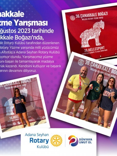 Çanakkale Wilusa Yüzme yarışı