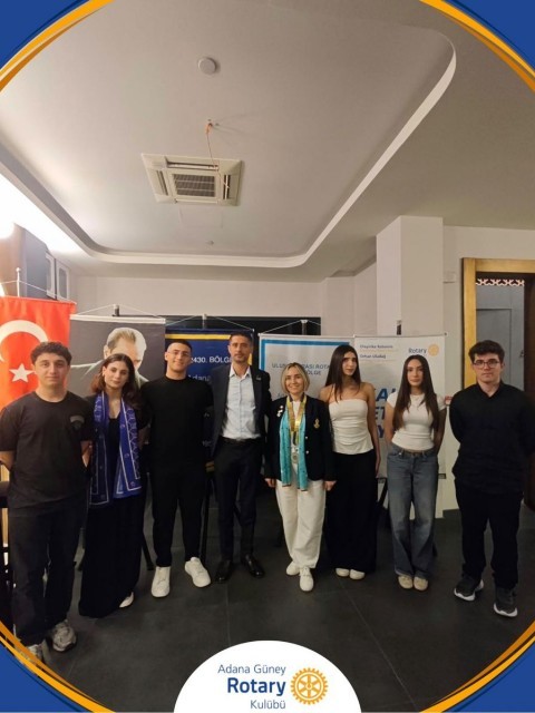 Adana Güney Rotary Kulübünden İnteract Gençlerimizin Projelerine Destek