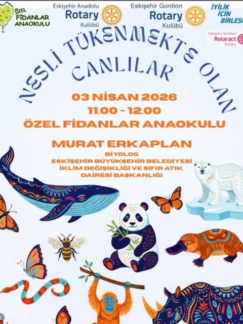 Nesli tükenen canlıları minik kalplere anlattık