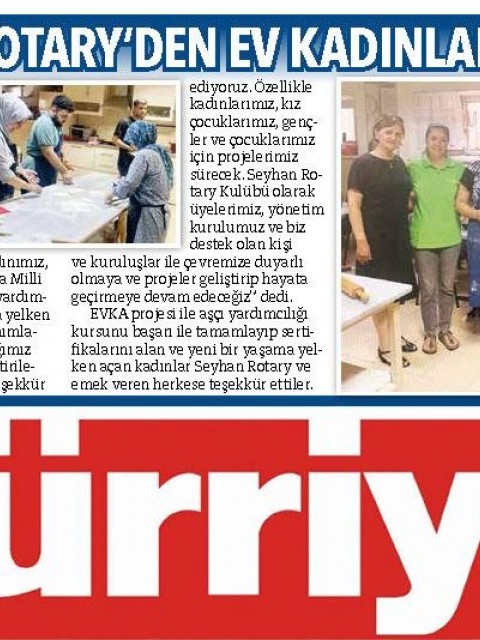 Evka Ev kadınlarına destek