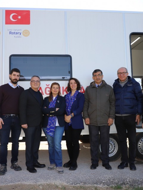 ROTARY’DEN ADIYAMAN’A MOBİL KLİNİK DESTEĞİ