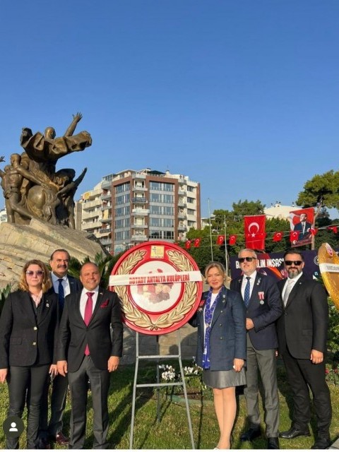 ANTALYA OLİMPOS RK 10 KASIM'DA ATA'MIZI SEVGİ, SAYGI VE MİNNETLE ANDIK