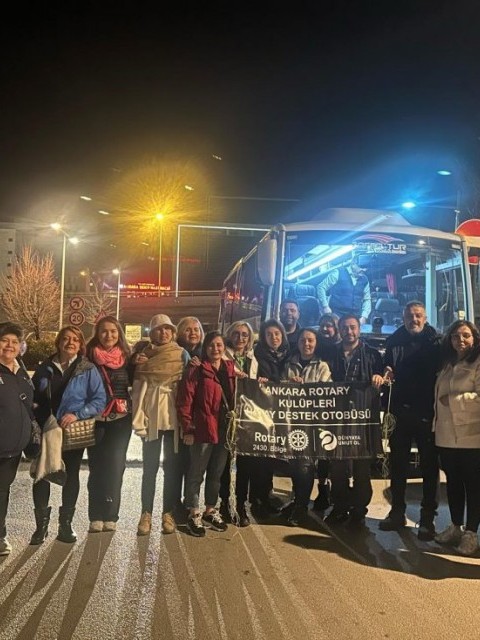 10-11 Şubat tarihlerinde Ankara Rotary Kulüpleri Olarak Hatay’ı ziyaret ettik.