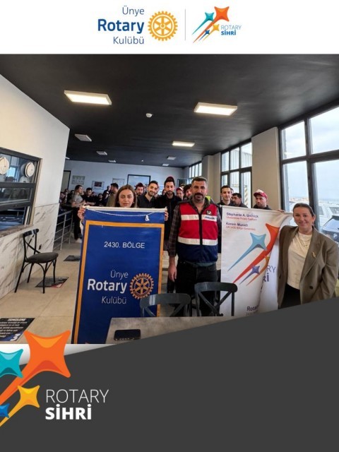 Ünye Rotary Kulübü Madde Bağımlılığı ile Mücadele Konu Başlıklı Seminer Düzenledi