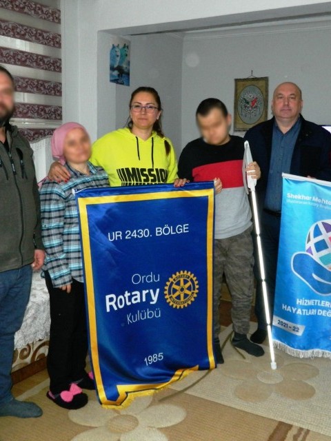 ORDU ROTARY KULÜBÜ GÖRME ENGELLİ Y.M.Ş ADLI ÖĞRENCİYE WEWALK (AKILI BOSTON) CİHAZI HEDİYE ETTİ.