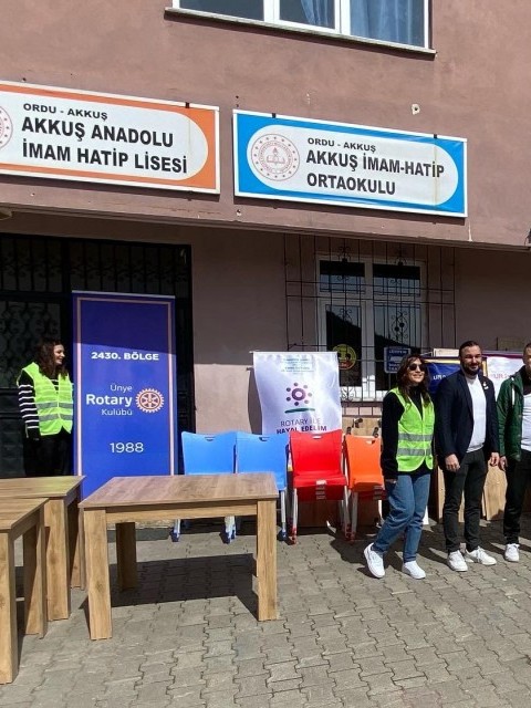 Ordu Rotary Kulübü, Ünye Rotary Kulübü, Ordu Rotaract Kulübü ve İstanbul Beyoğlu Rotaract Kulübü Ortak Projesi