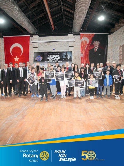 Adana Seyhan RK. "33. Yıl Devam Eden Satranç Turnuvasında "