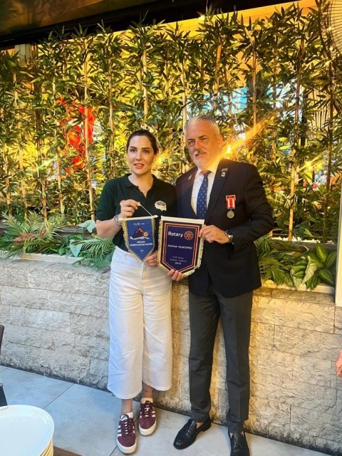 ANTALYA OLİMPOS ROTARY KULUBÜ BAYRAK DEĞİŞİMİ
