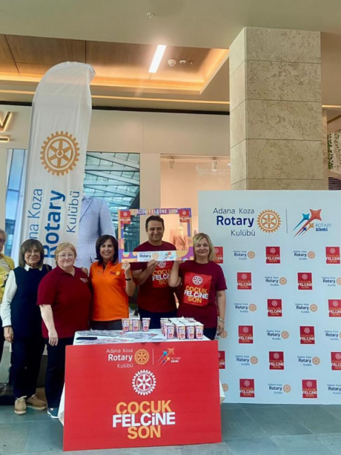 Adana Koza Rotary Kulübü, Polio ile Mücadelede!