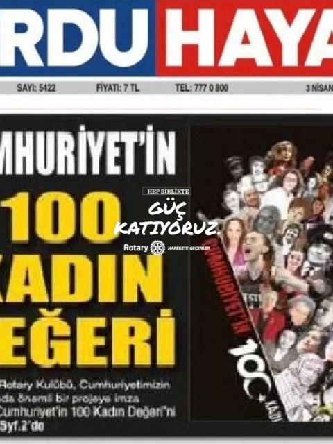 Ordu Rotary Kulübü  ilgili 3 Nisan 2024 yerel haberler..