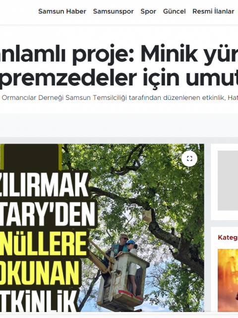 "Bir Kuşa Yuva Verin" Projesi
