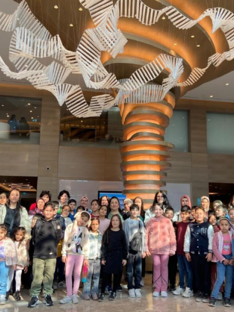 Adana Koza Rotakids ve Göztepe Köyü Çocukları Eğitim İçin Bir Araya Geldiler