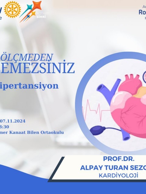 ANATOLIA ROTARY KULUBÜ 3 DİĞER KIYMETLİ ADANA KULÜBÜ İLE BİRLİKTE ''KALP SAĞLIĞI VE HİPERTANSİYON  ''ETKİNLİĞİNDEYDİ