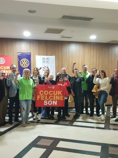 Samsun Karadeniz Rotary Kulübü Çocuk Felci Hastalığına Dikkat Çekti