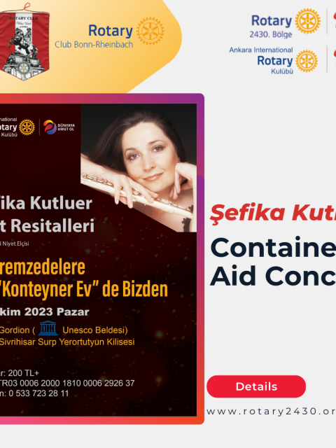 "Depremzedelere bir konteyner ev de bizden"