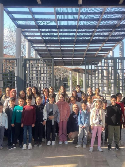 Adana Koza Rotakids, Göztepe Toplum Birliği Köyünden gelen arkadaşlarıyla müzede buluştu.
