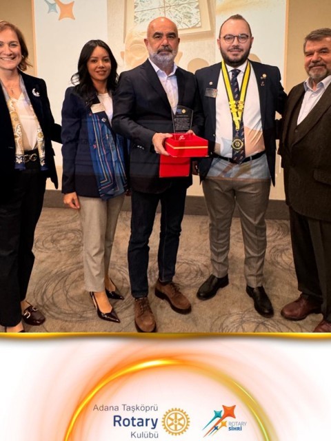 Adana Taşköprü Rotary Kulübü Meslek Hizmetleri Ödül Töreni