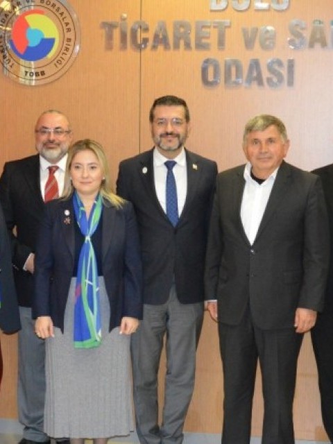 Rotaryenler Bolu TSO Başkanlığını ziyaret ettiler