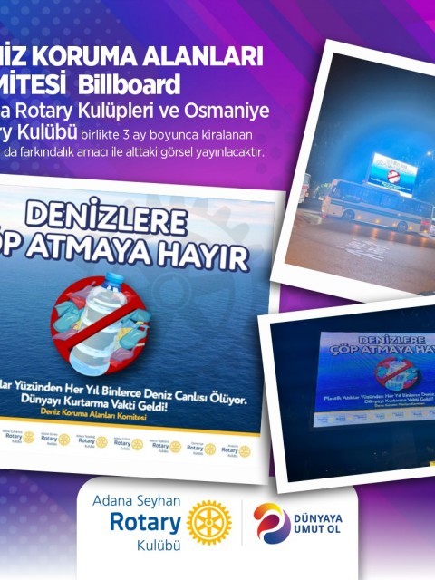 Deniz Koruma Alanları Komitesi Billboard
