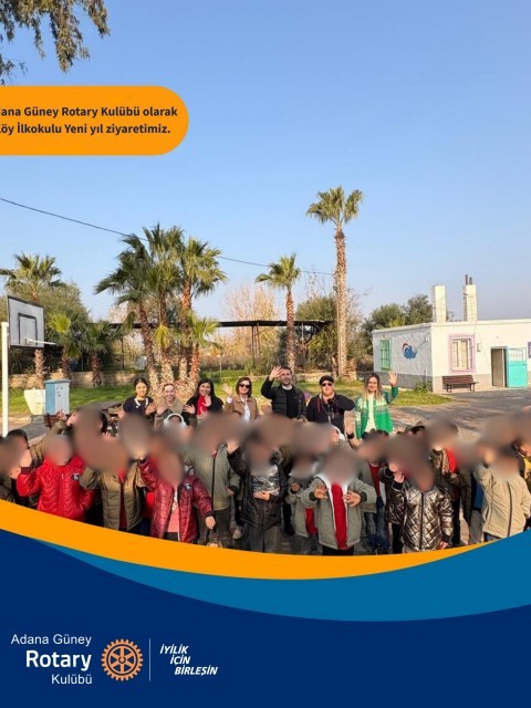 Adana Güney Rotary Kulübü Köy Okulu Yeni Yıl Ziyaretimiz