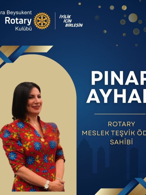 Beysukent Rotary Kulübü'nden Pınar Ayhan'a Meslek Teşvik Ödülü