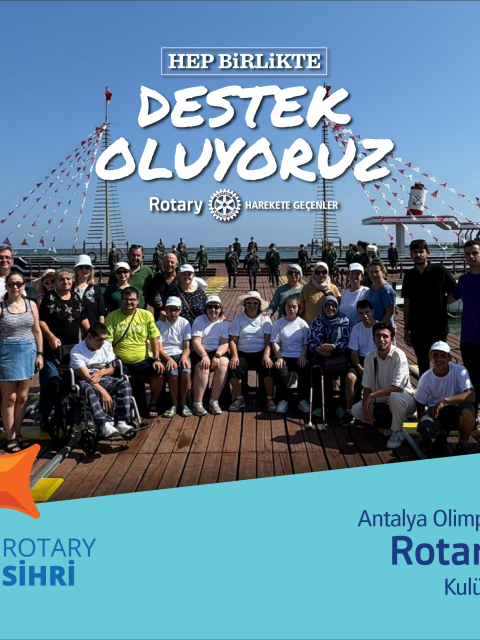 Antalya Olimpos RK Samsun Engelsiz Yaşam Kampı Öğrenci Sponsor desteği