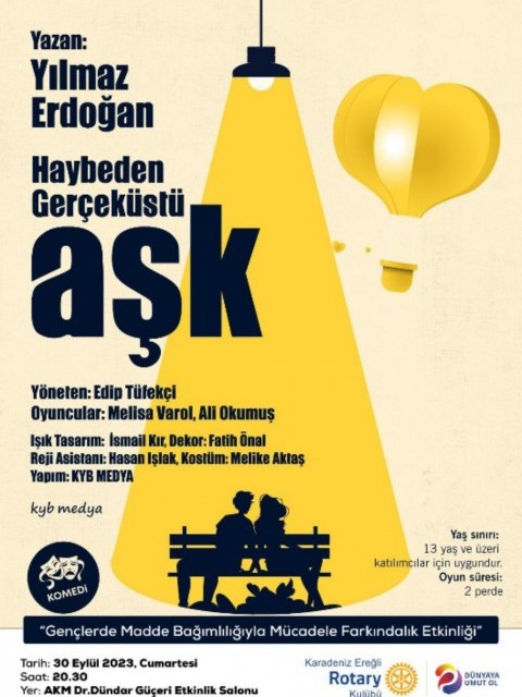 Tiyatro etkinliği ile Madde Bağımlılığı ve HPV aşısı farkındalığı yaratılması