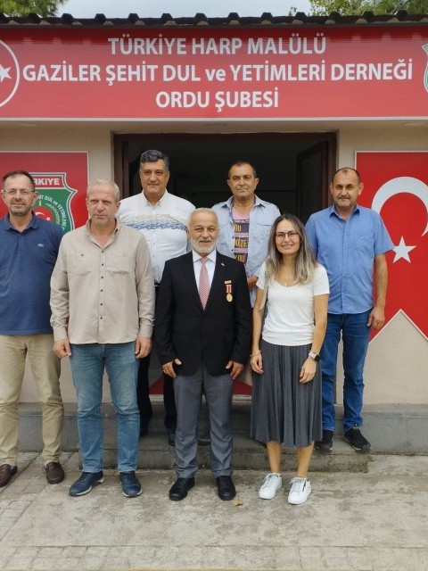 ORDU ROTARY KULÜBÜ HARP MALULÜ GAZİLER ŞEHİT DUL VE YETİMLERİ DERNEĞİ ORDU ŞUBESİNİ ZİYARET ETTİ