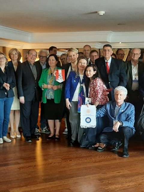 RC Wien West, RC Bonn, RC Reinbach ve RC Ankara International Depremzedelere Yardım Buluşması